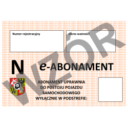 Abonament typu "N" na...