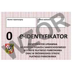 Identyfikator typu "0"...